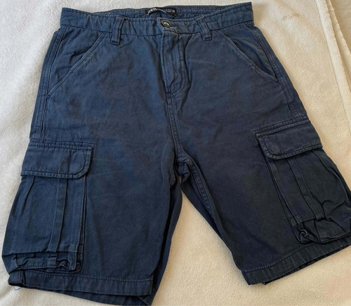 Bermuda Short Niño Zara Original!! T. 16 Como Nueva Divina