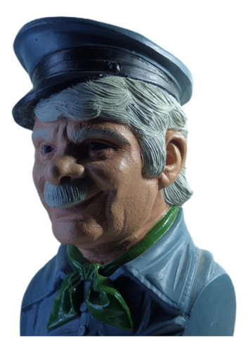 Jaimito El Cartero Chavo Del 8 Figura Busto 14cm. Azul Acero