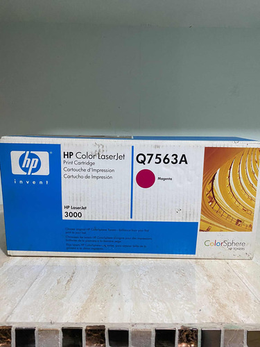 Toner Hp Q7563a Color Magenta Laserjet 300