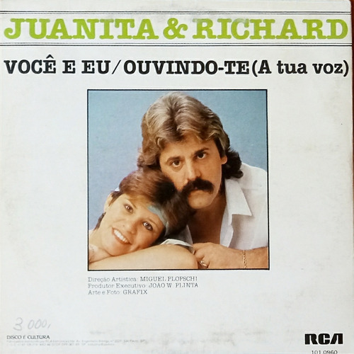 Juanita & Richard - Você E Eu / Ouvindo-te Vinil Compacto (Usado)