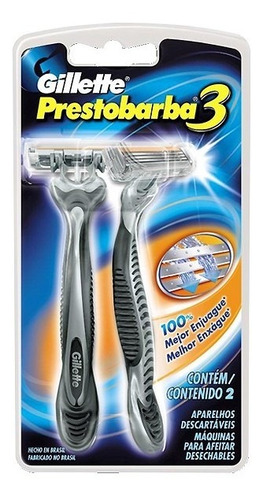 Máquina De Afeitar Gillette Prestobarba3 2 Unidades