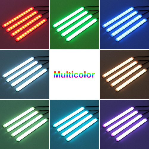 Car Rgb Led Tira De Luz Atmosfera Pie Ambiental Light Ap