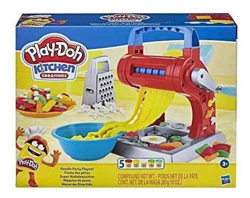 Play Doh Kitchen Creations Fideos Party Playset Para Ni...