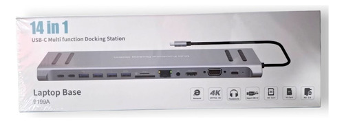 Hub Usb-c 14 En 1 Con Hdmi, Displayport Y Ethernet
