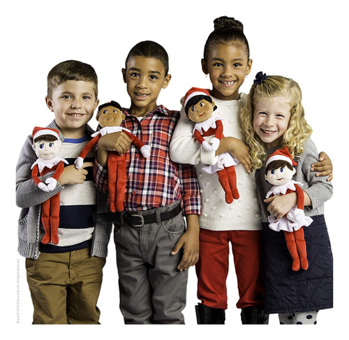The Elf On The Shelf: Plushee Pals - Elfo Piel Oscura De 19