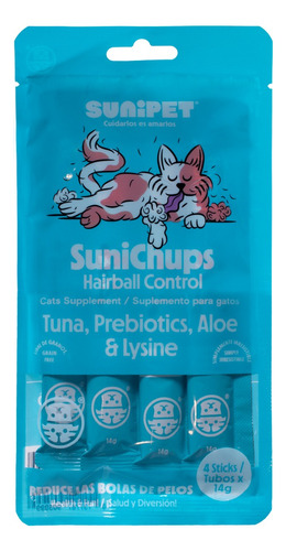 Sunichups Hairball Control 4 Tubos