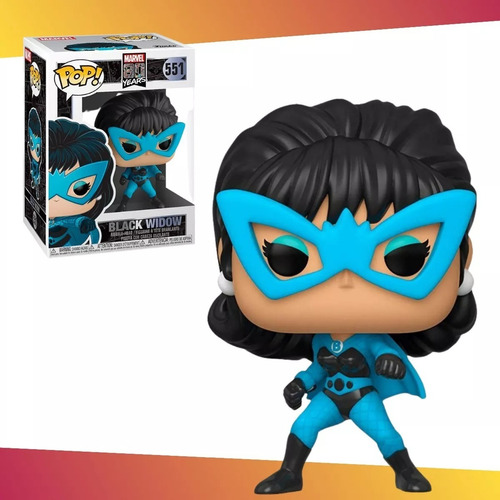 Black Widow Funko Pop Viuda Negra Marvel 80 Años