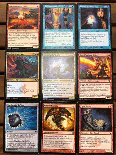 Deck Pauper Magos Dano E Controle Magic The Gathering L70 L70 Inglês E Português (Usado)