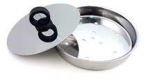 Comprar Molde Para Hamburguesas Hamburguesera 10 Cm Acero Inox Carol Color Plateado