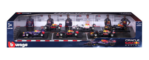 Set De 6 Autos F1 Formula 1 Bburago Colección A Escala 1:43 