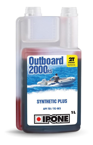 Ipone Outboard 2000 Rs - Aceite Motor 2t - 1l Para Moto 