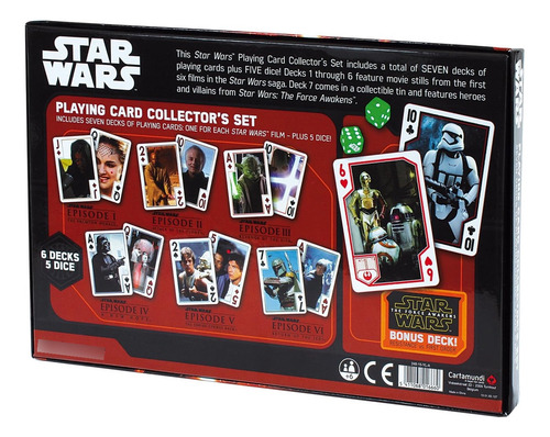 Juego De Cartas Star Wars Playing Card Collectors's Set