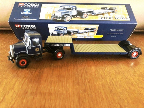 Camion  Low Loader Scammell Highwayman  Escala 1/50 Corgi