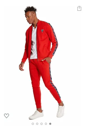 Conjunto Guess Pants Y Sudadera Logo Cuotas sin inter s