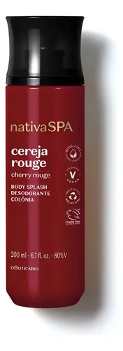 O Boticário Nativa Spa Cereja Rouge Colônia Body Splash
