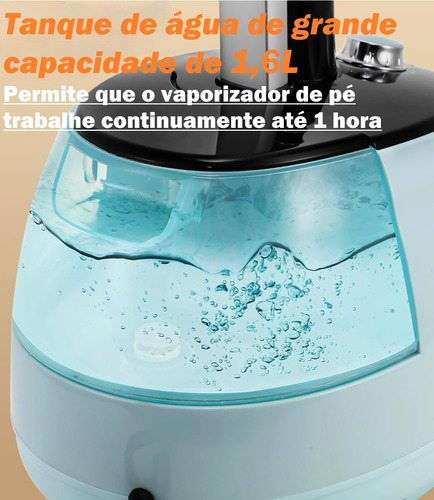 Passadeira A Vapor Vertical Com Suporte E Mangueira 110/220v