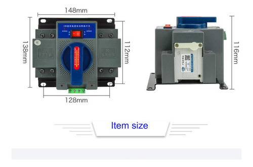 Interruptor De Transferencia Automática Jonasc 63a 2p 220v 5
