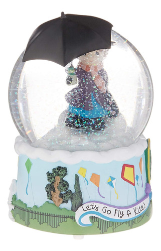 Disney Poppins Musical Snow Globe | Let's Go Fly Kite M...