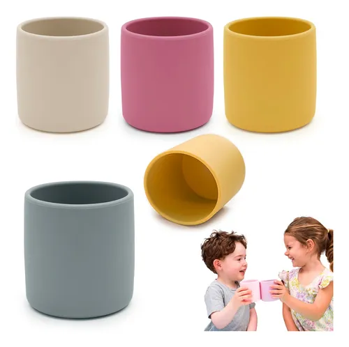 Vaso De Silicona Para Bebe 200ml Taza De Entrenamiento