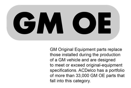 Acdelco 89025783 Gm De Equipos Originales De La Cola Del Lad