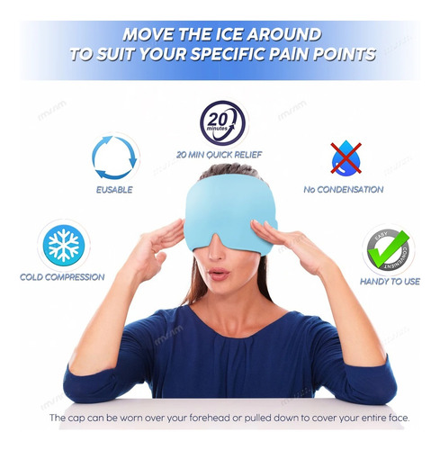 Gorro Anti Migrañas Y Dolores De Cabeza