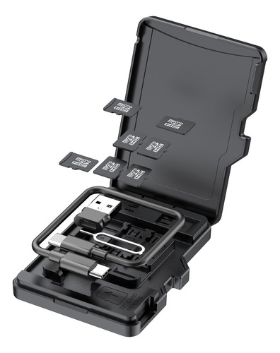 Lector De Tarjetas De Memoria Sd Tf Adaptador Usb C Otg