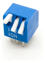 Comprar 4 Interruptores Dip Switch 3 Posiciones Electronica 2.5mm