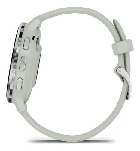 Reloj Garmin Venu 3s Oxímetro Smartwatch Sage Gray 41mm Color Del Bisel Plateado
