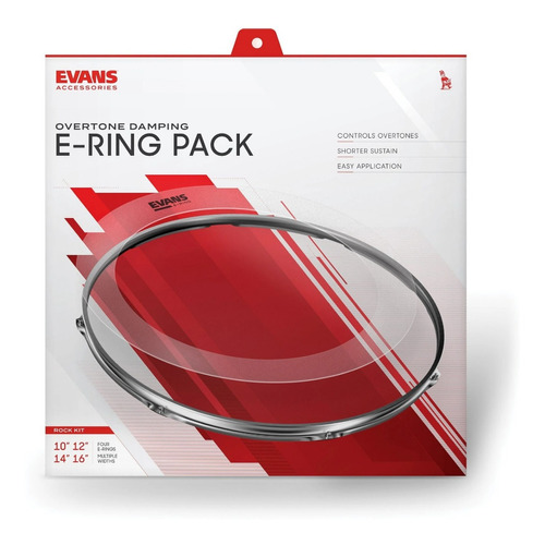 Evans E-rings Dumpers De Bateria  10 12 14 16 Er-rock