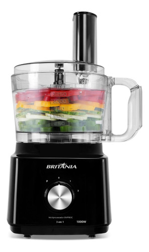 Multiprocessador britânia Bmp900 1000w 3 em 1 inox