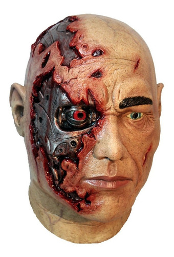 Máscara Cyborg Malvado Halloween Robot Humano Ghoulish Color Multicolor