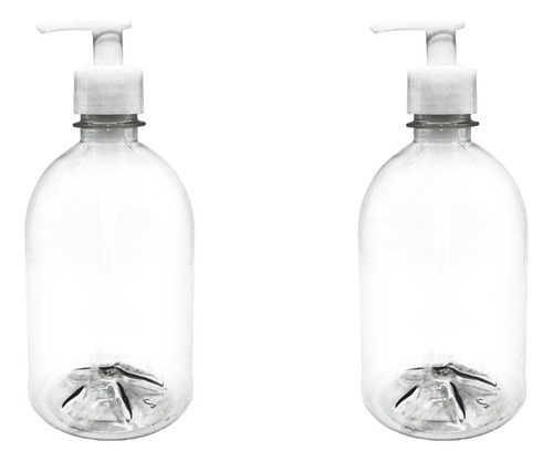 Envase De Pet Con Bomba Dosificador 500 Ml 50 Pcs
