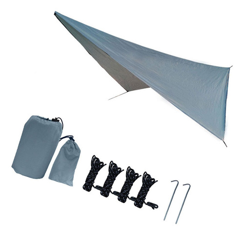 Lona Para Acampar, Toldo Para Tienda De Campaña, Toldo Gris