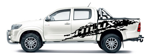 Calco Toyota Hilux Lateral 4x4 4x2 Sr Srv Decoracion Paint