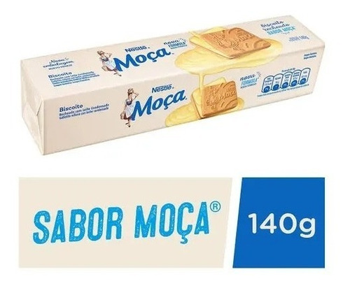 Biscoito Recheado Moça Nestle 140 Grs