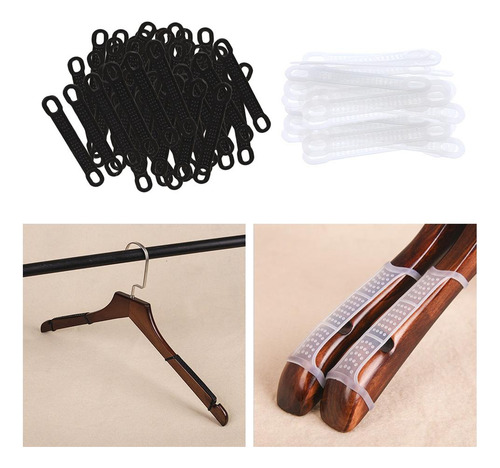 100 Peças Antiderrapantes Tiras, Cabides, Cabides,