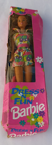 Muñeca Barbie 1993, Dress N Fun, Mattel #11102 (Usado)