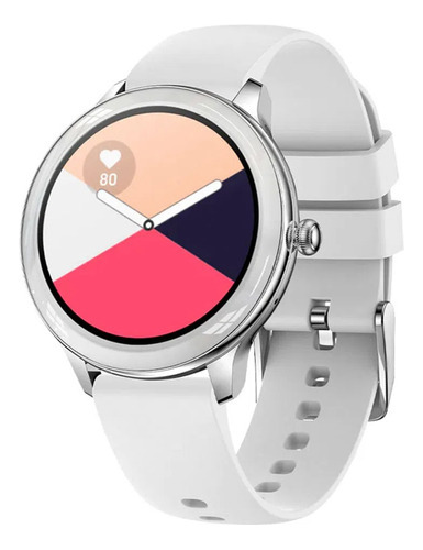Imagen 3 de 3 de Smartwatch V33 Llamadas Cardio Spo2 Deportes + Malla Extra Gris