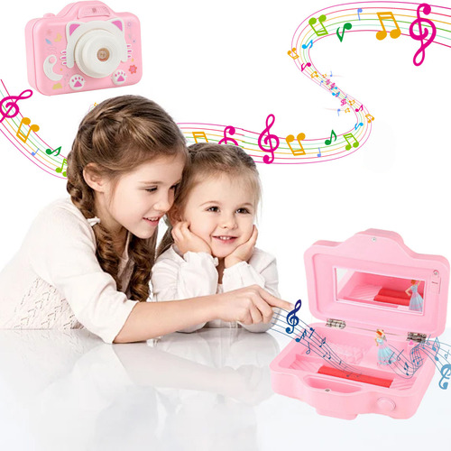 Mini Caja De Música X Projection Con Cámara Falsa, Caja De M