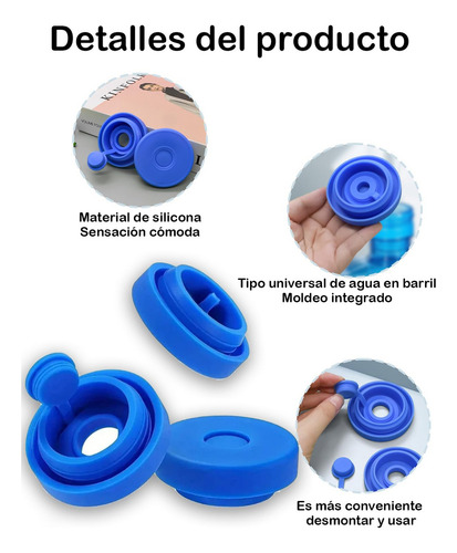 4 Piezas Tapas De Silicona Elasticas Reutilizables, Tapas