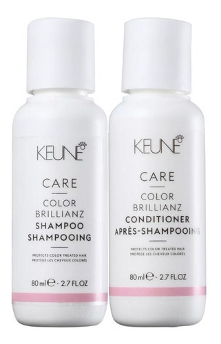 Kit Shampoo E Condicionador Keune Color Brillianz Care 80ml
