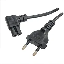 Comprar Cabo De Força Tipo 8 Bipolar 90 Graus 1,5m Ps3 Ps2 Rádio Bivolt