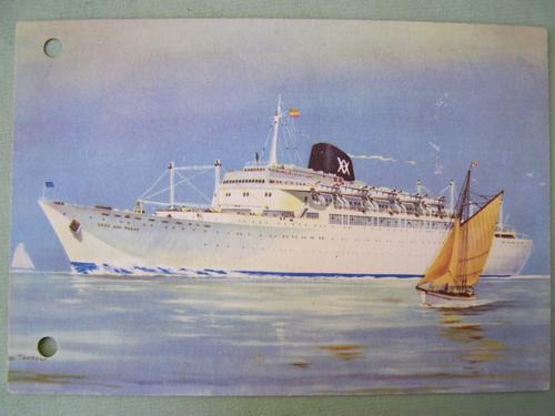 Postal Barco Cabo San Roque 1950/60