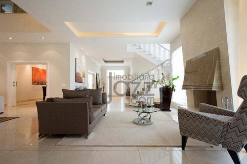 Mansão Com 5 Dormitórios À Venda, 788 M² Por R$ 5.700.000 - Alphaville - Campinas/sp - Ca3259