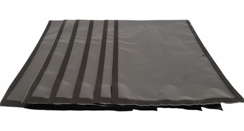 Imagen 4 de 4 de Bolsa Al Vacio 14x20 Pouch Negra /transp (250pzas)