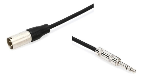 Cable De Audio Xlr A Plug 6.3 Balanceado Stereo De 10 Metros