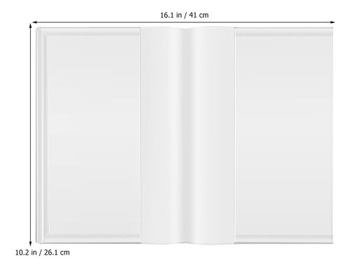 10 Fundas Transparentes Para Libros De Texto Transparentes,
