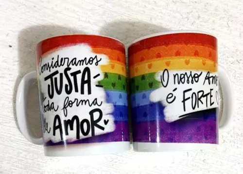 Caneca Branca Personalizada LGBT - 676