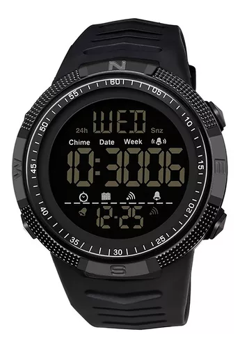 Reloj Hombre Deportivo Análogo Digital Impermeable con Cronógrafo  Resistente al Agua Sanda 6008