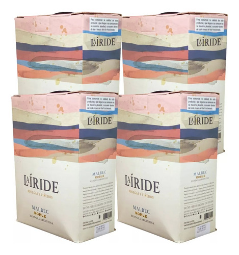 Vino La Iride Dorada Malbec Bag In Box 4x3000ml